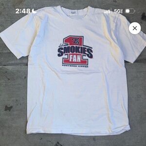 Tennessee Smokies Baseball T Shirt Size 18-20 Boys Southern League